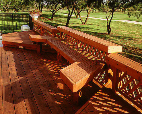 Redwood Deck and Seating