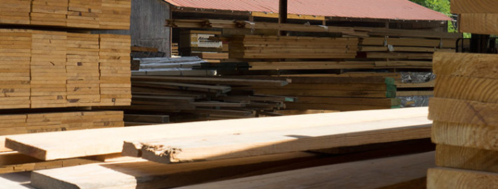 We carry a large supply of building lumber