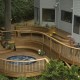 Unique cedar deck